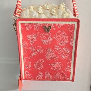 Disney Parks Disney Eats Snacks Popcorn Box Crossbody Bag Purse NWT New W Tags